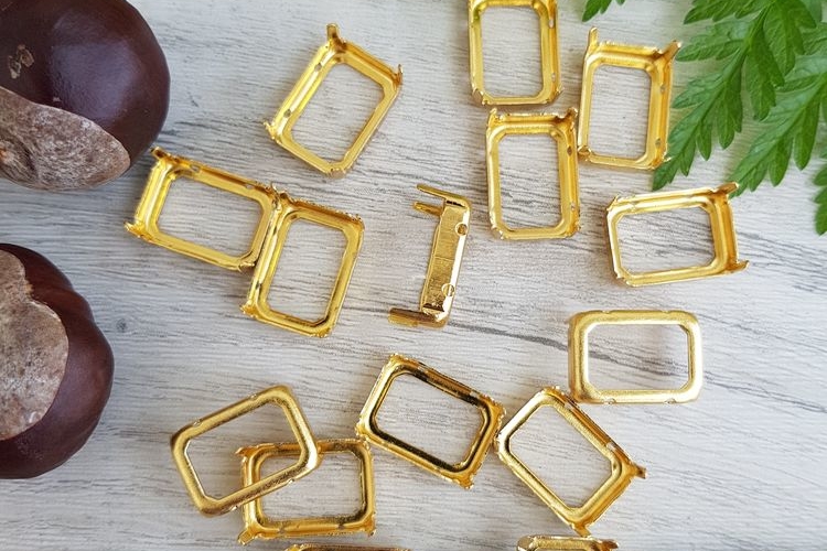 Касты для Octagon, цвет золото, размер 18*13мм.