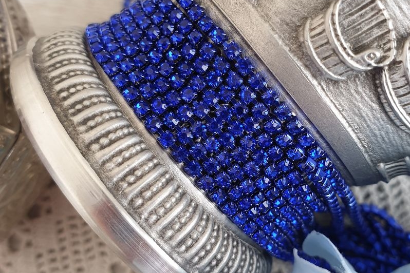 стразовая лента, стразовая цепь