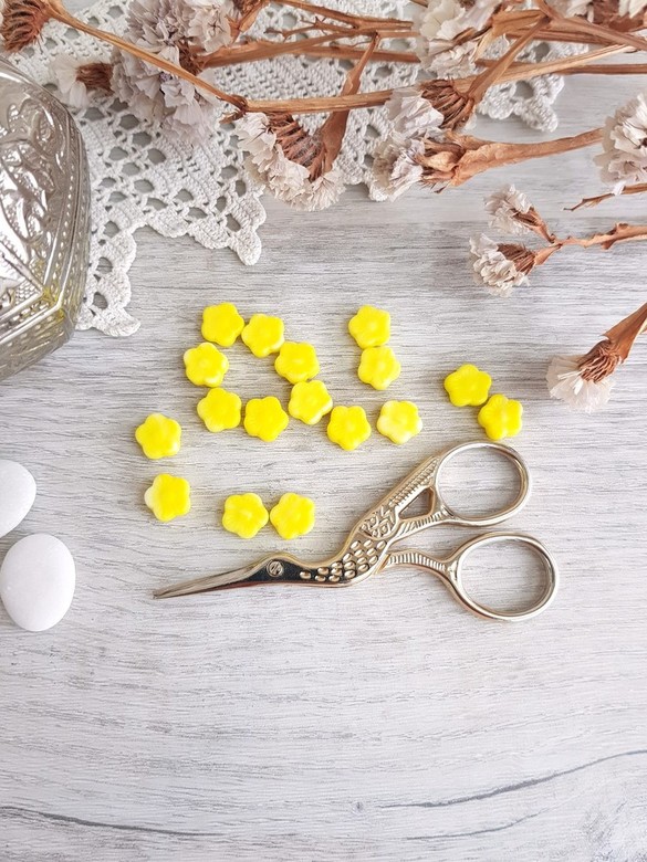 Бусины цветочки (bz002)