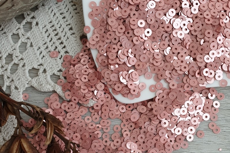 итальянские пайетки плоские