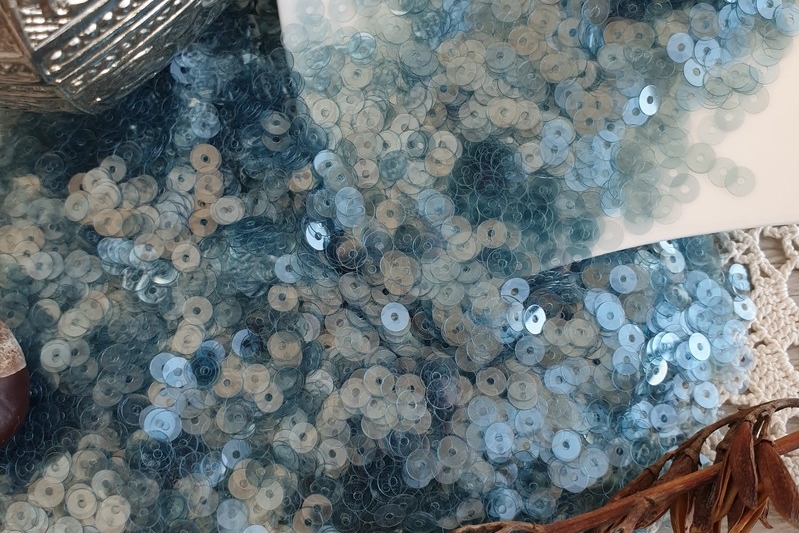 пайетки итальянские прозрачные