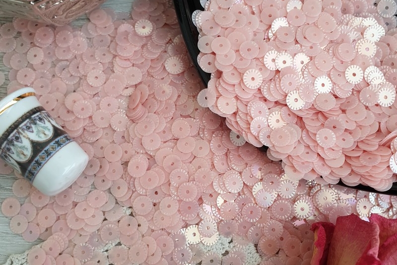 пайетки рифленые итальянские