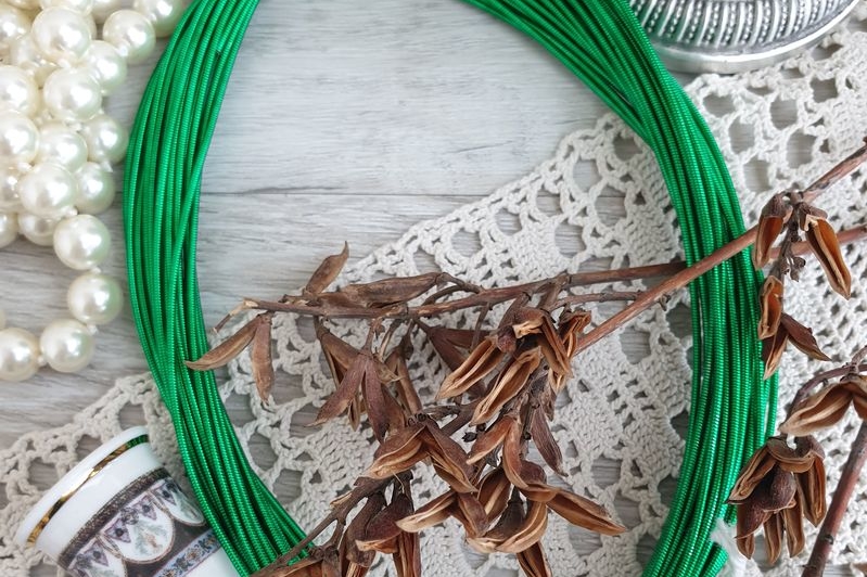 жеская канитель зеленая