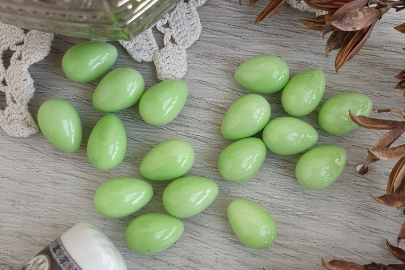 капли майорики, бусины капли