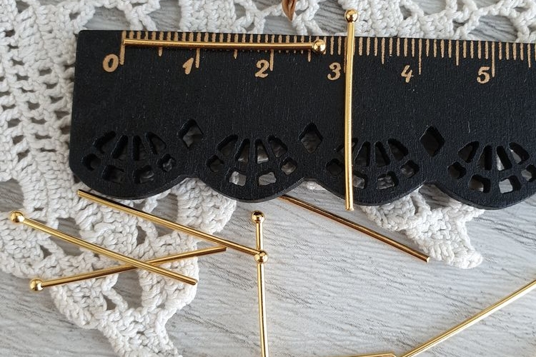 Пины золото, фурнитура для украшений