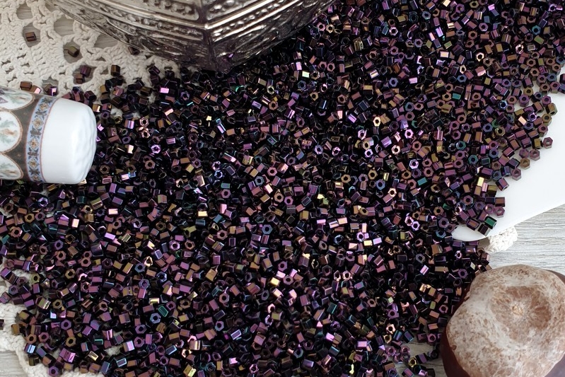 японский бисер тохо hexagon