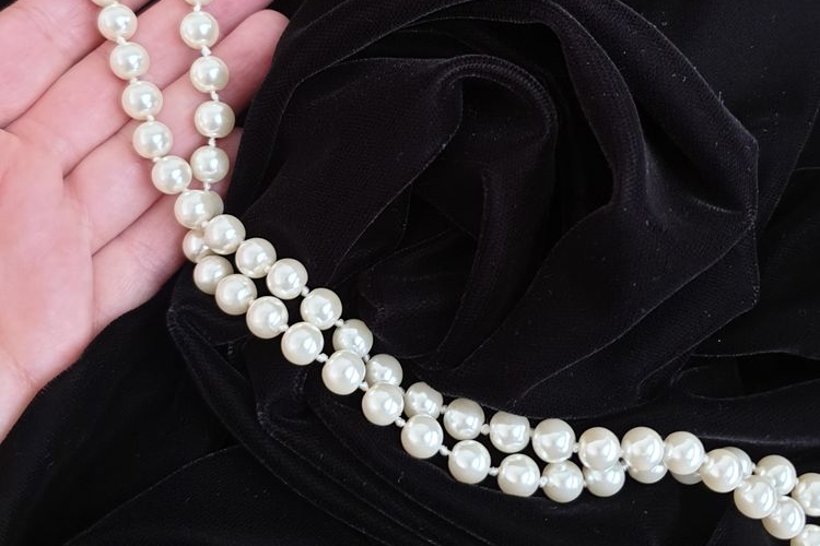 Ткань, бархат черный, Корея