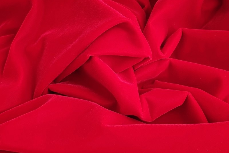 бархат красный