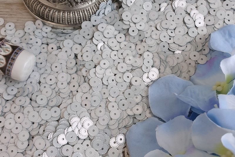 итальянские пайетки рифленые