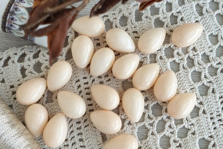 бусины капли, майорка, для сережек