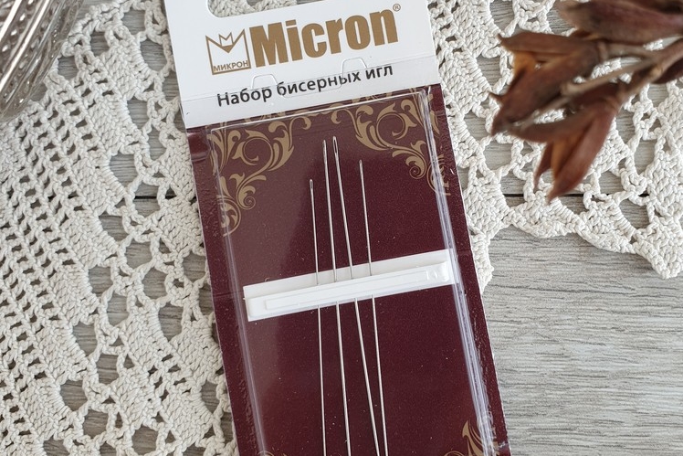 иглы для бисера, иголки английские