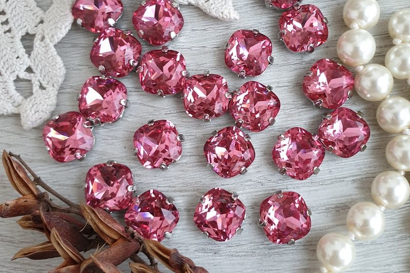 кристаллы Cushion Square 10 мм