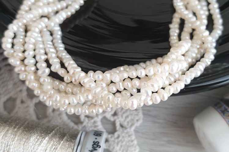 натуральный речной жемчуг мелкий