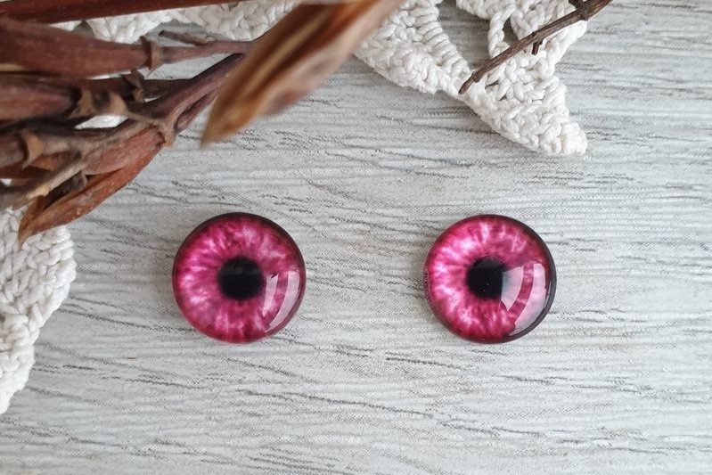 стеклянные кабошоны для глаз