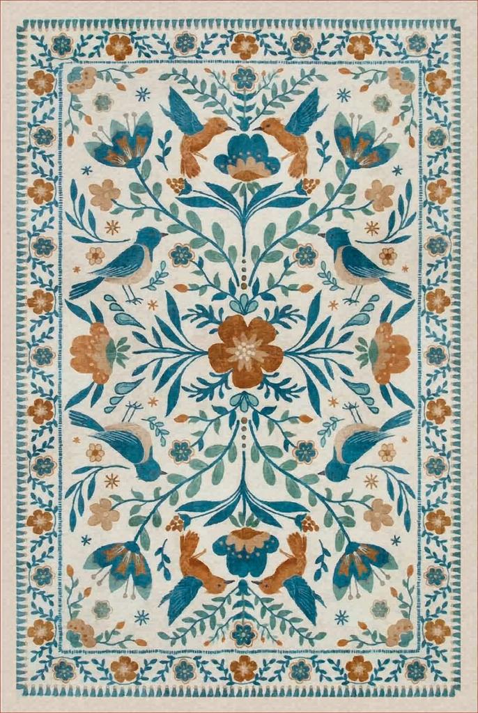 Ковер Lante Птицы и Цветы 120x180 см