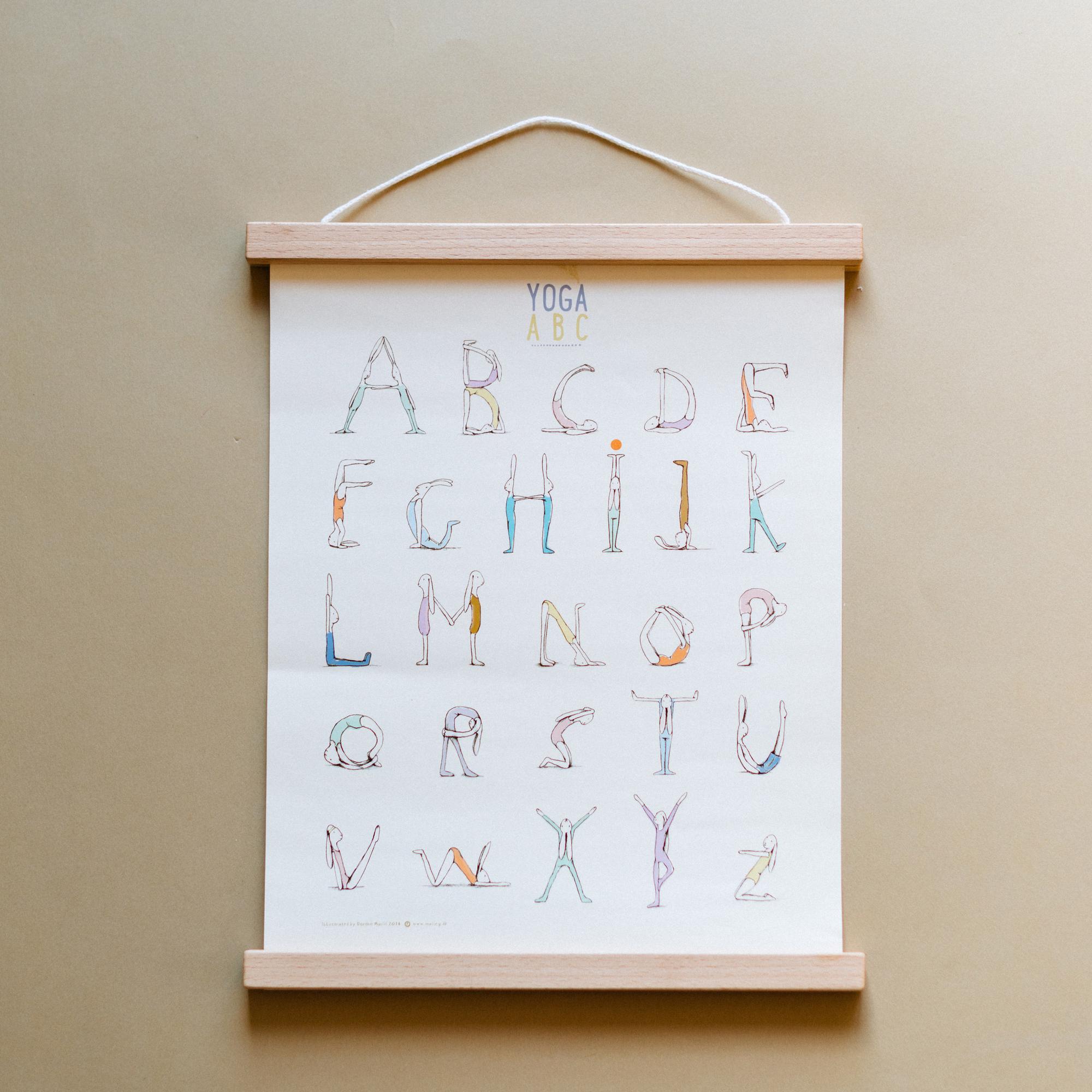 Деревянный держатель для постера Yashka & Derevyashka