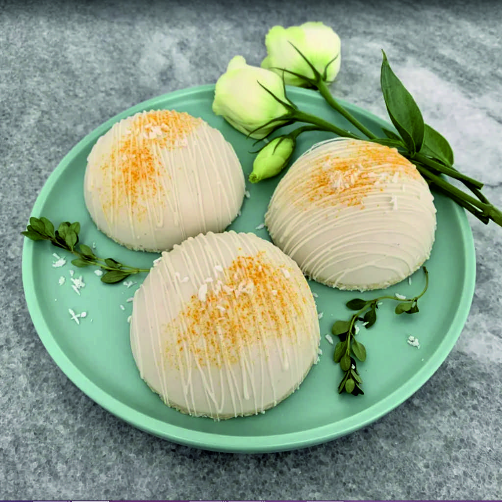 RAW пирожное “Кедровое с Маракуйей”