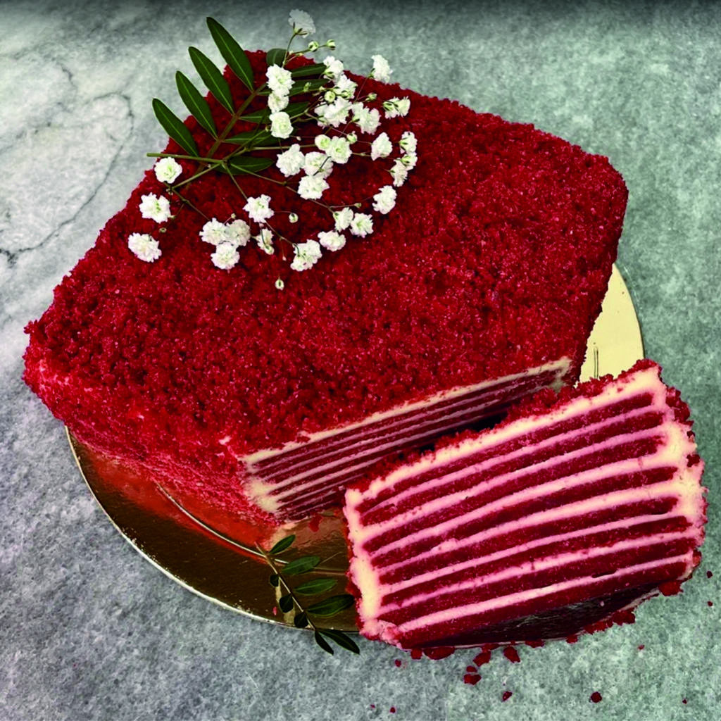 Vegan торт "Красный бархат"