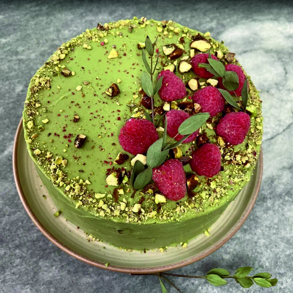 Vegan-ПП торт "Малина-Фисташка"