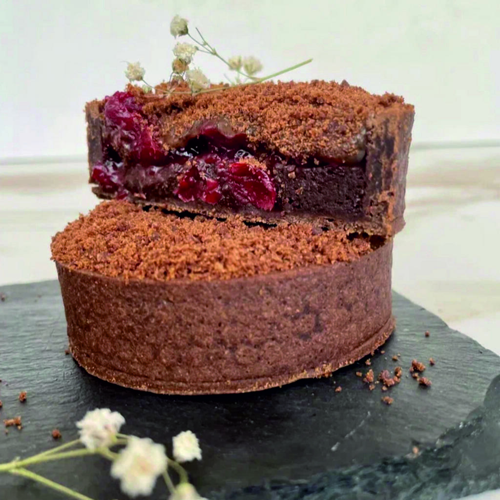 Vegan-ПП тарталетки "Шоколад-Вишня-Кофе"