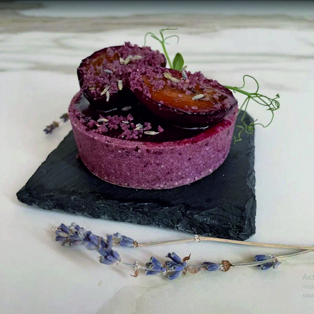 Vegan-ПП тарталетки "Ягоды-Слива-Лаванда"