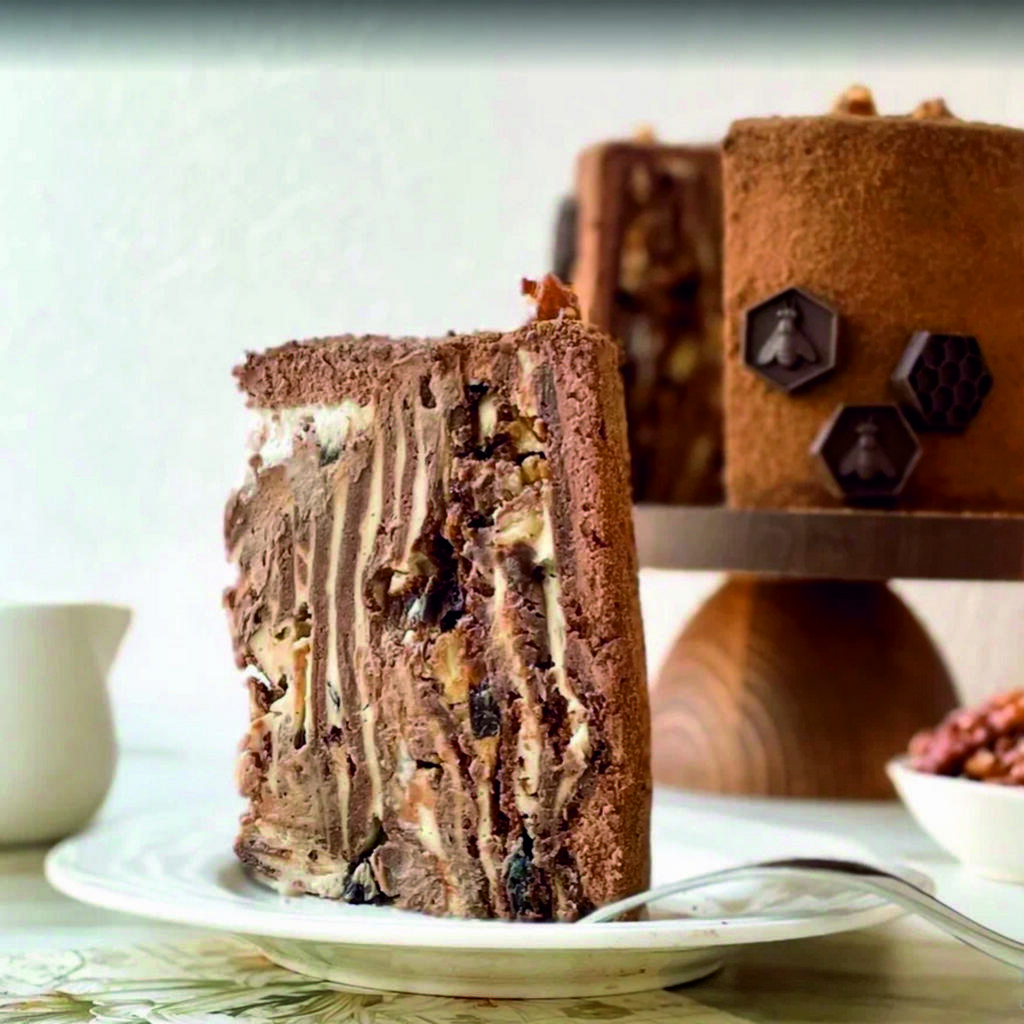 Vegan-ПП торт "Медовик Вертикальный"