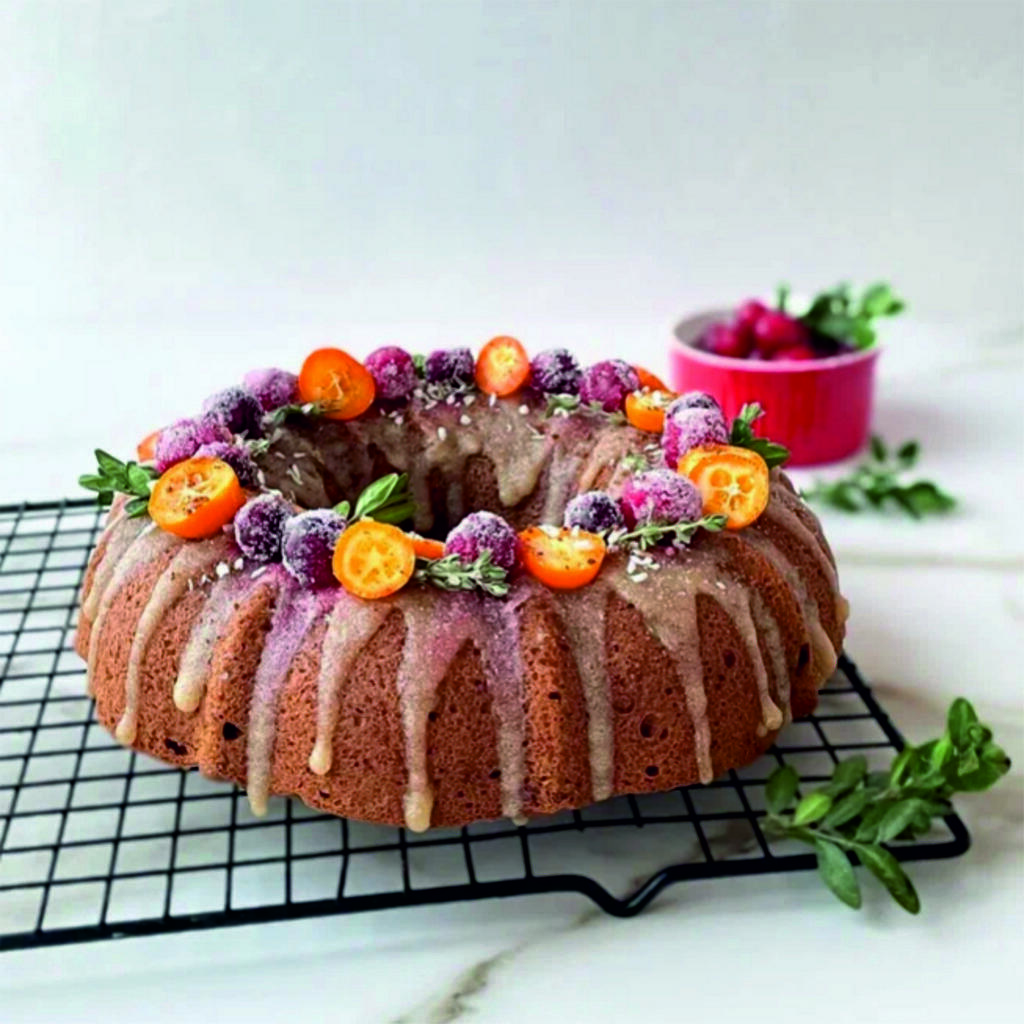 Кекс "Апельсин-Вишня"