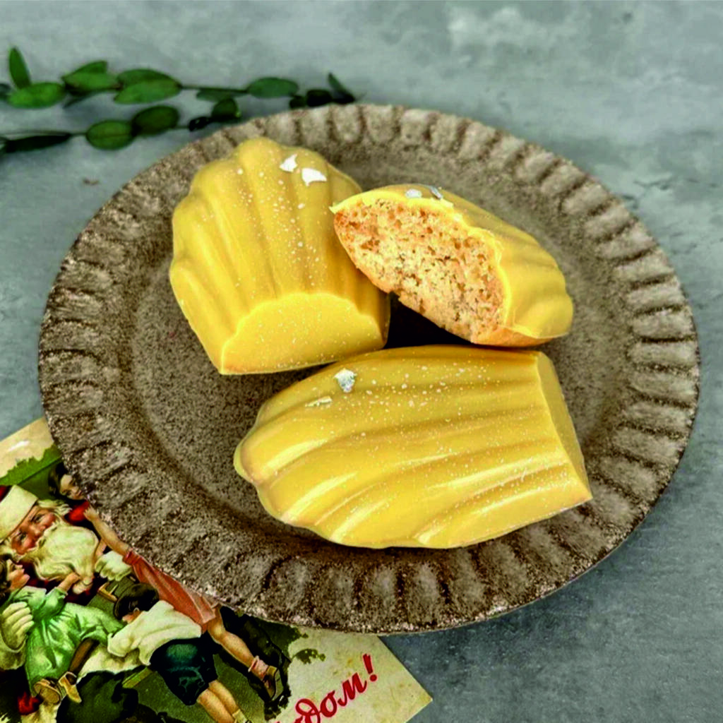 Vegan печенье "Мадлен лимонные"