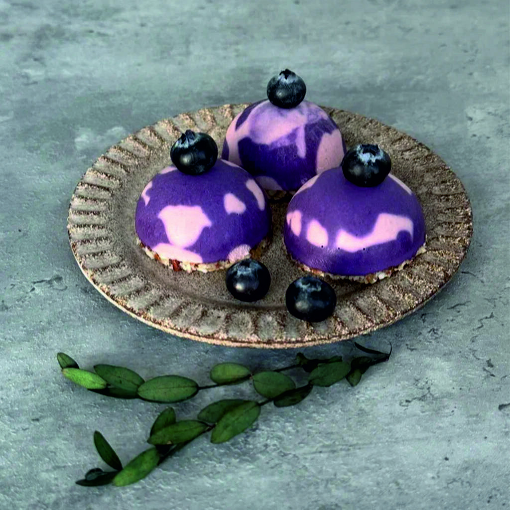 RAW пирожное mini “Вкус лета” с черникой и клубникой