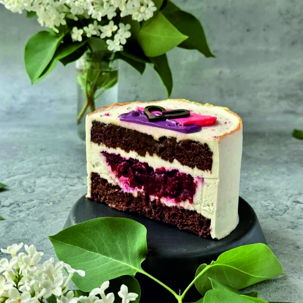 Vegan торт "Вишня-шоколад"