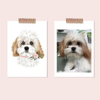 Плед с портретом собаки в подарок владельцу питомца