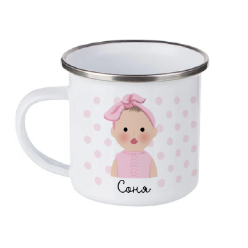 Именная кружка ребёнку девочке