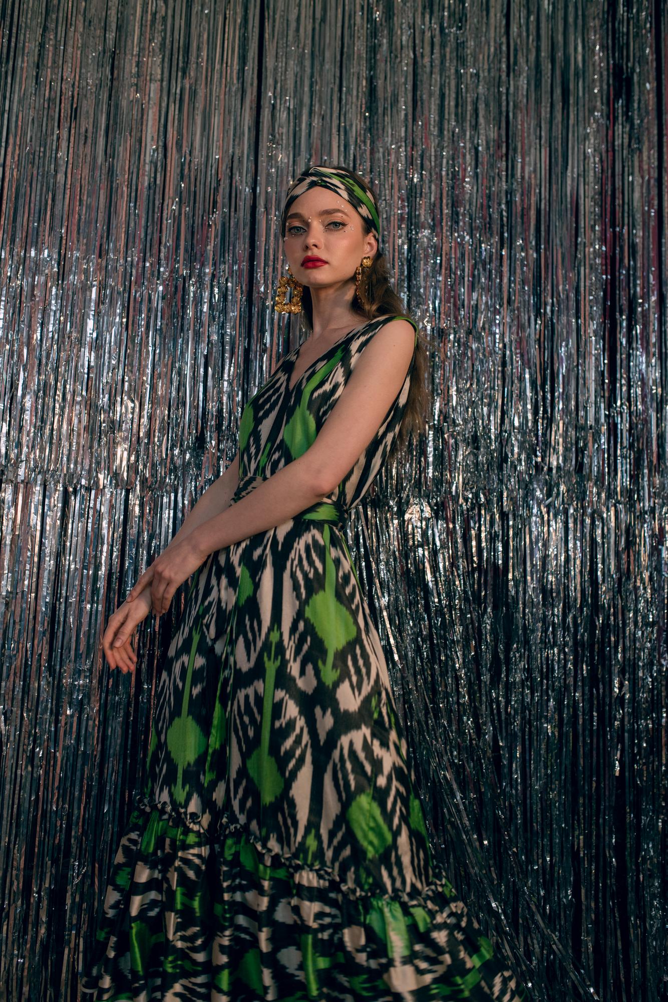 Шелковое платье ШАХЕРЕЗАДА