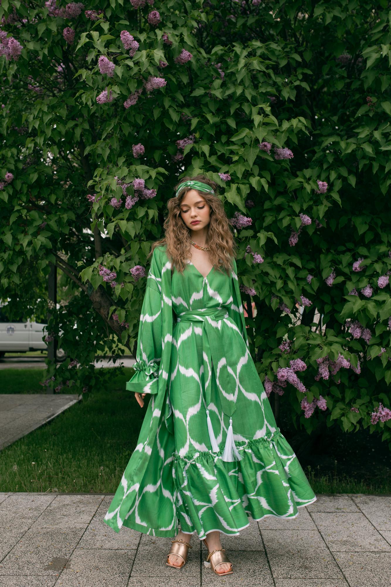 Шелковый кафтан JASMINE