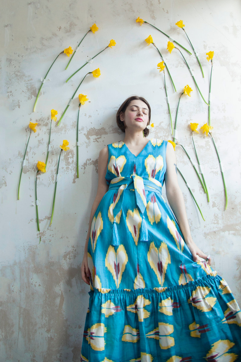 Платье-сарафан GERDA BLUE