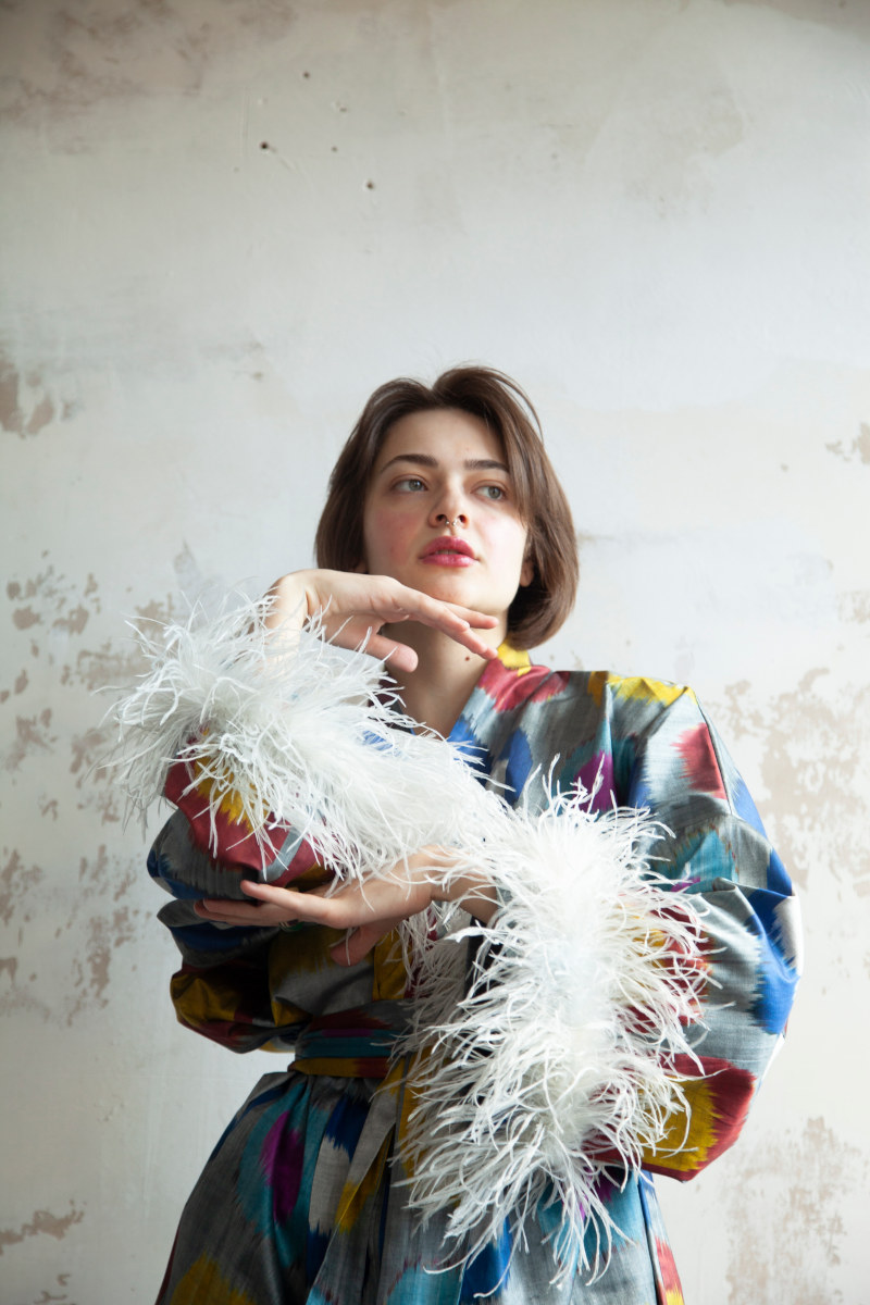 Шелковый костюм TREASURES