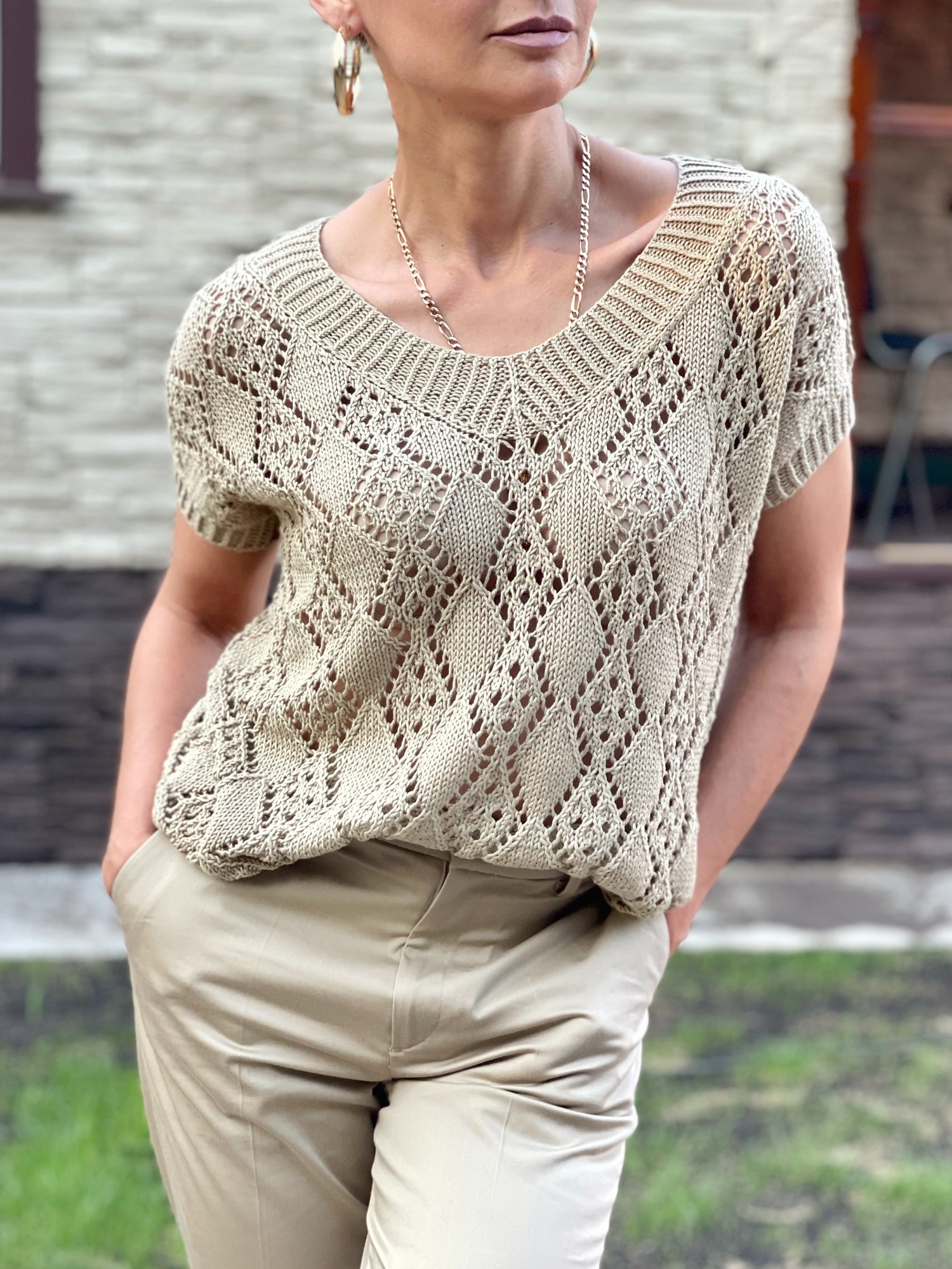 Пуловер "LURE" изделие 3 в 1