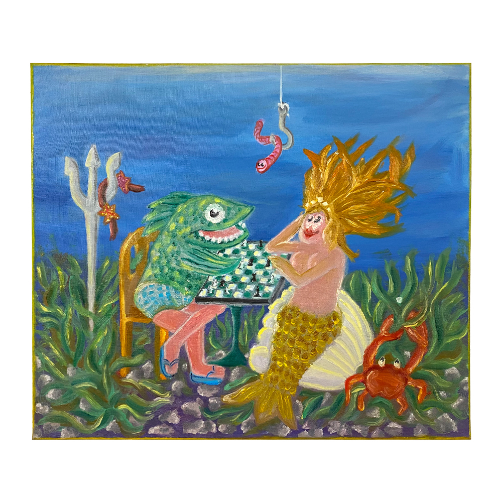 картина «Клёво место или Икор Шахматов в гостях у русалки Жабрины»