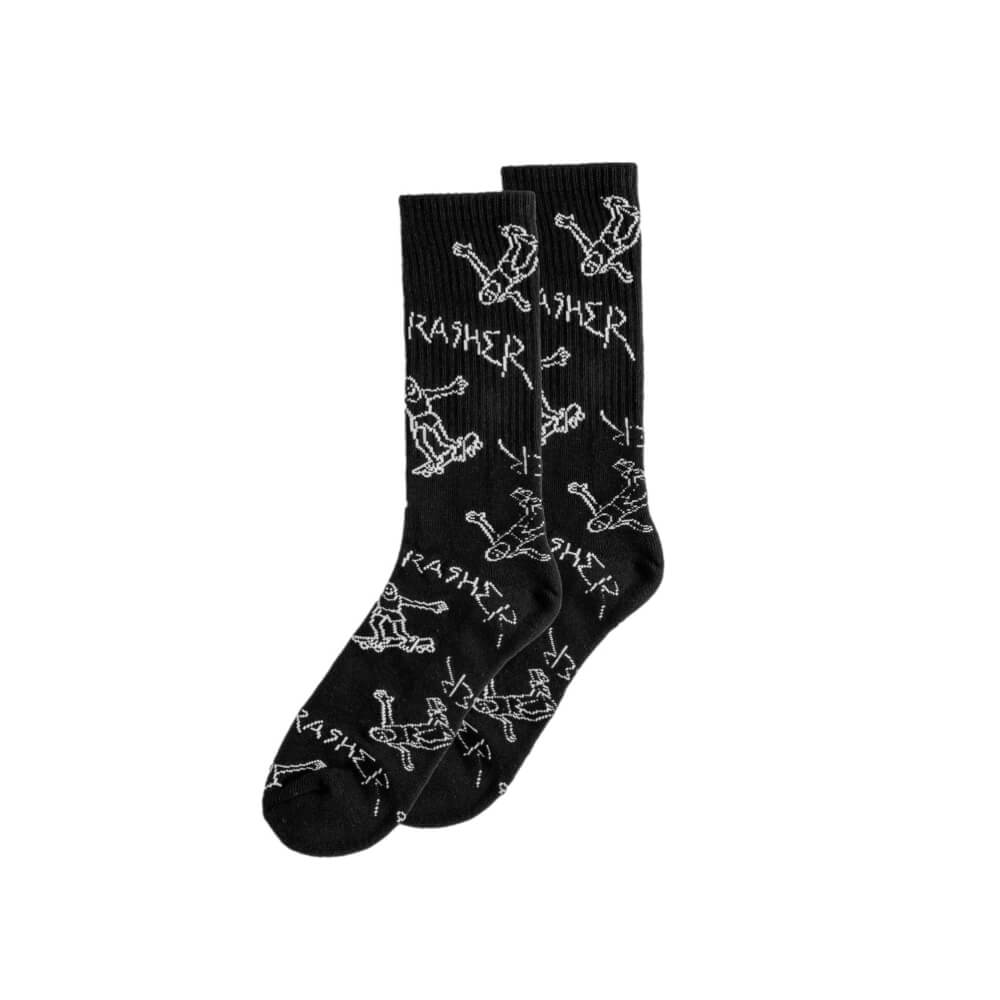 носки Thrasher Magazine Gonz Socks Black / White