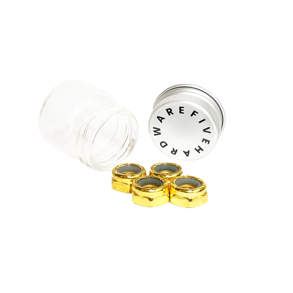 набор Five Hardware гайки на ось 4шт Gold