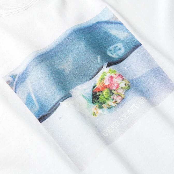 футболка Polar Skate Co Tee | Dead Flowers - White