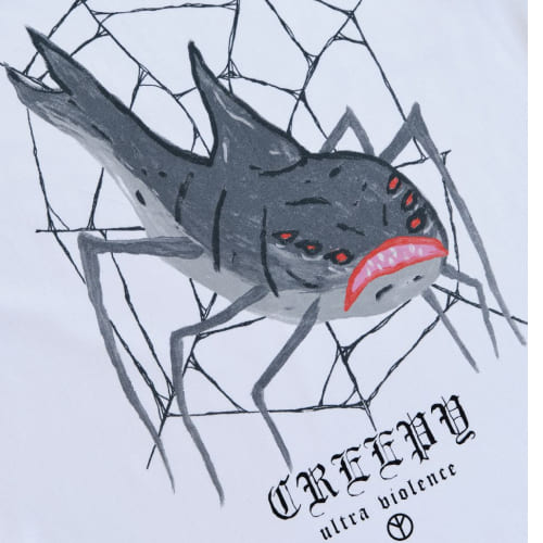 лонгслив Creepy Акулапаук