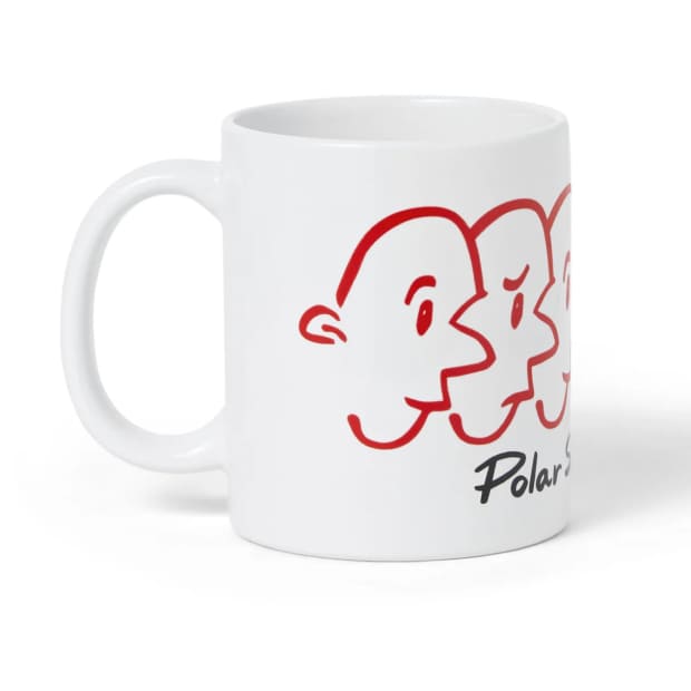 кружка Polar Skate Co Faces Mug - White