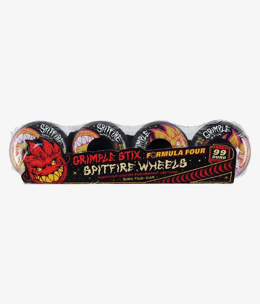 Колеса Spitfire F4 99 Grimple Stix Head Blk 55mm - купить онлайн