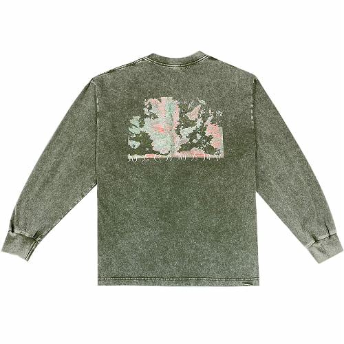 лонгслив Magamaev Crack Green