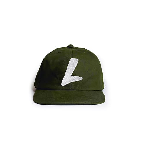 кепка Lousy 6panel L Logo Chenille Army Green