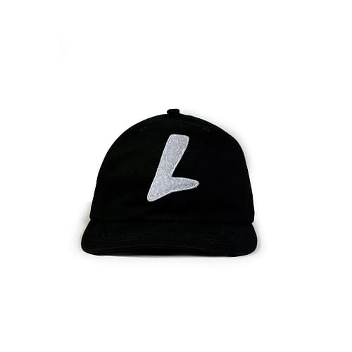 кепка Lousy 6panel L Logo Chenille Black