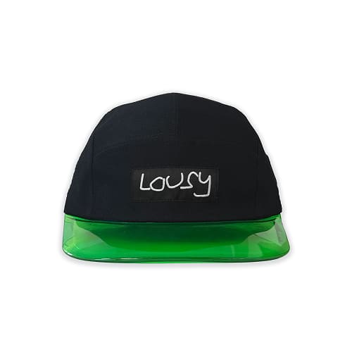 кепка Lousy 5panel Green Visor Black