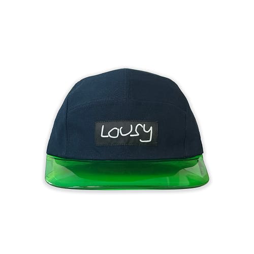 кепка Lousy 5panel Green Visor Navy