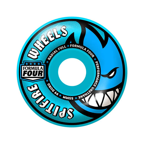 колеса Spitfire F4 99 Radial Full Blue 55mm